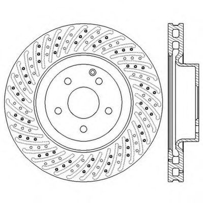 Disc frana OPEL INSIGNIA Limuzina (2008 - 2016) JURID 562567JC piesa NOUA