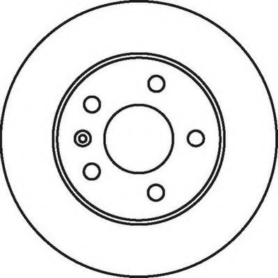 Disc frana OPEL MERIVA B (2010 - 2016) JURID 562072JC piesa NOUA