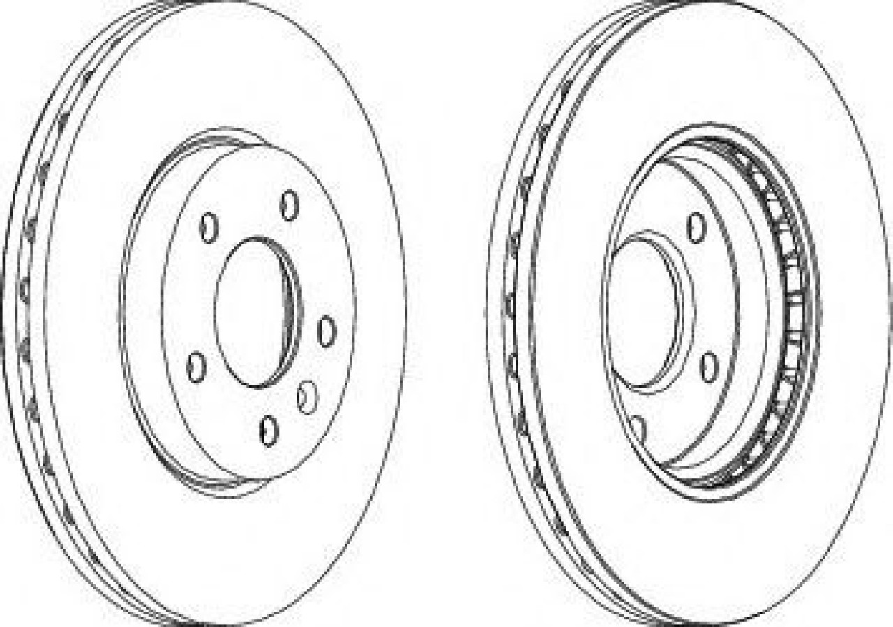 Disc frana OPEL MOKKA (2012 - 2016) FERODO DDF1870 piesa NOUA