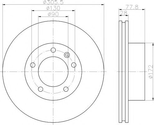 Disc frana OPEL MOVANO autobasculanta (H9) (1999 - 2010) TEXTAR 92115903 piesa NOUA