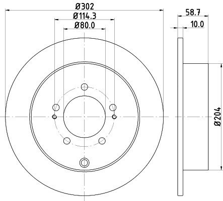 Disc frana OPEL MOVANO B bus (2010 - 2016) KRIEGER 0950004053 piesa NOUA