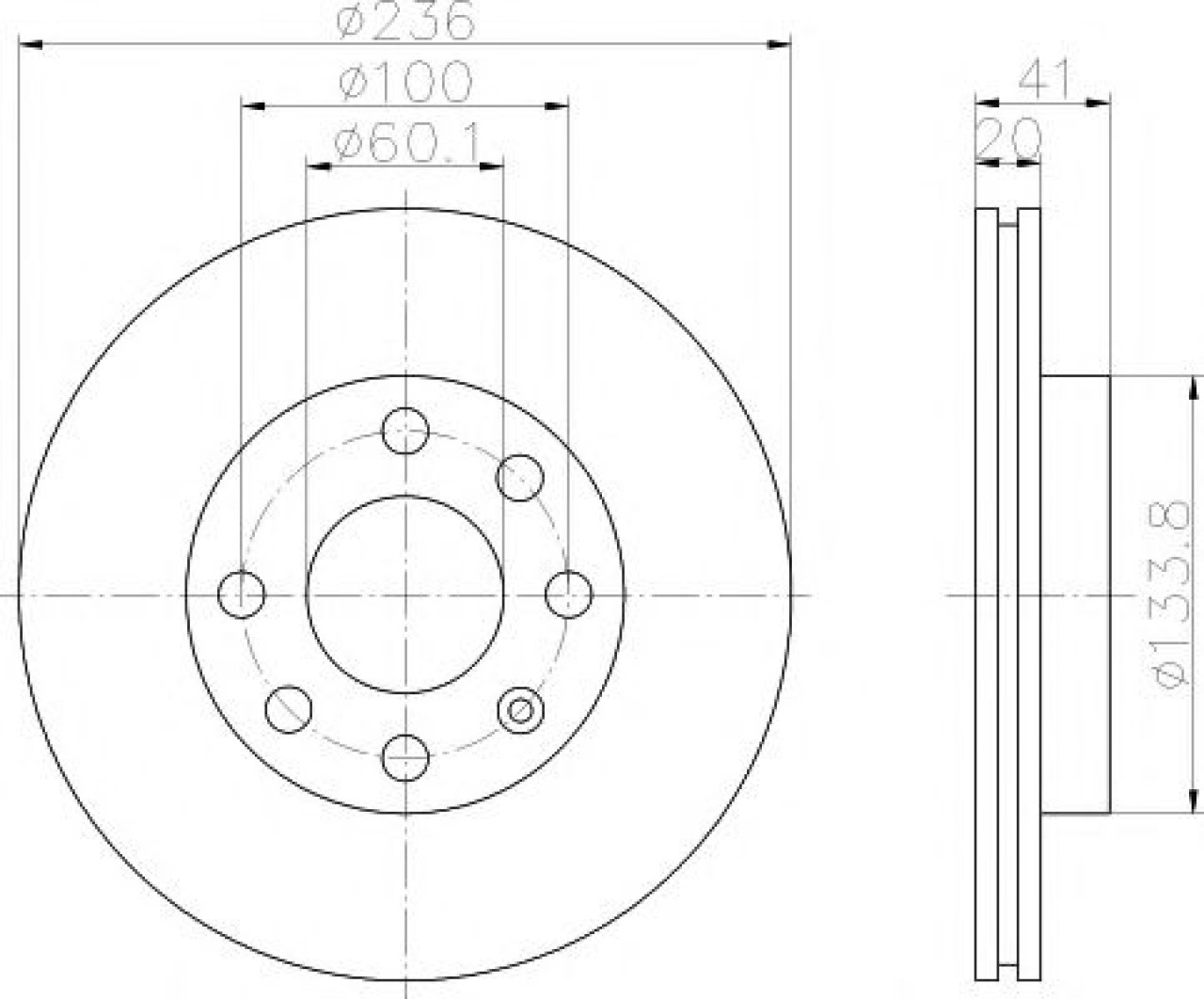 Disc frana OPEL TIGRA (95) (1994 - 2000) TEXTAR 92029603 piesa NOUA