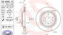 Disc frana OPEL VECTRA C (2002 - 2016) BREMBO 09.9...