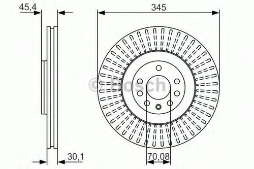 Disc frana OPEL VECTRA C Combi (2003 - 2016) BOSCH 0 986 479 A24 piesa NOUA