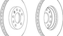 Disc frana OPEL VECTRA C Combi (2003 - 2016) FEROD...