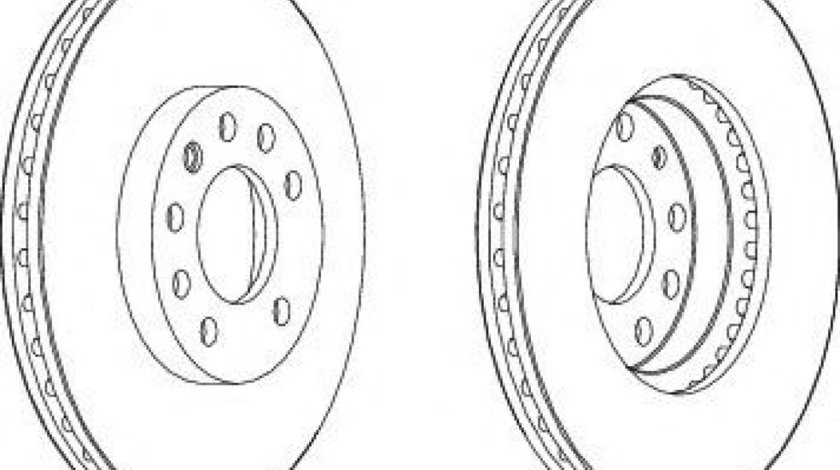 Disc frana OPEL VECTRA C Combi (2003 - 2016) FERODO DDF1191 piesa NOUA