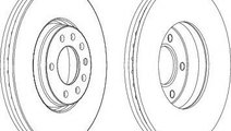 Disc frana OPEL ZAFIRA A (F75) (1999 - 2005) FEROD...