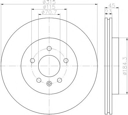 Disc frana OPEL ZAFIRA TOURER C (P12) (2011 - 2016) TEXTAR 92239803 piesa NOUA