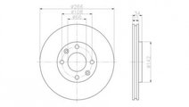 Disc frana Peugeot 1007 (KM_) 2005-2016 #2 0986478...