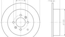 Disc frana PEUGEOT 406 (8B) (1995 - 2005) TEXTAR 9...