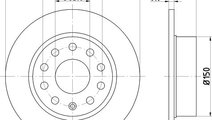 Disc frana PEUGEOT BOXER caroserie (2006 - 2016) K...