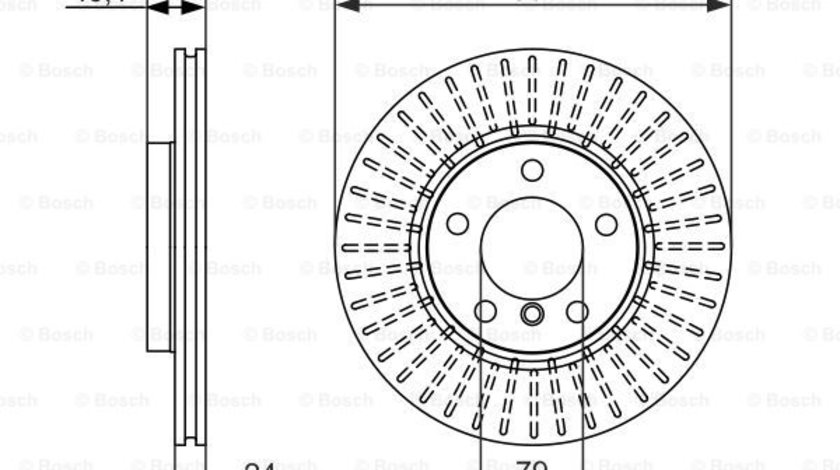 Disc frana punte fata (0986479726 BOSCH) MINI