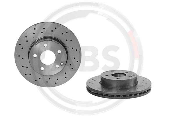 Disc frana punte fata (09A61351 ABS) MERCEDES-BENZ,MERCEDES-BENZ (BBDC)