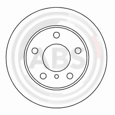 Disc frana punte fata (16567 ABS) LAND ROVER