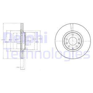 Disc frana punte fata (BG4332 DLP) MAZDA