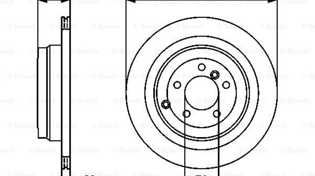 Disc frana puntea spate (0986479479 BOSCH) LAND ROVER