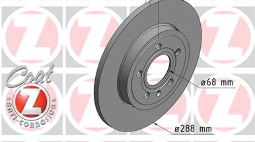 Disc frana puntea spate (100331020 ZIMMERMANN) AUDI,AUDI (FAW),SEAT