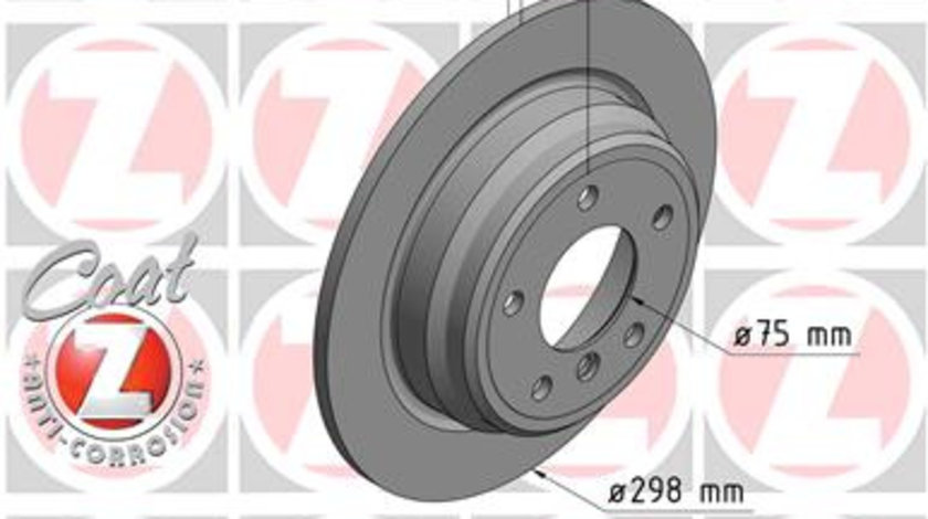 Disc frana puntea spate (150128520 ZIMMERMANN) BMW