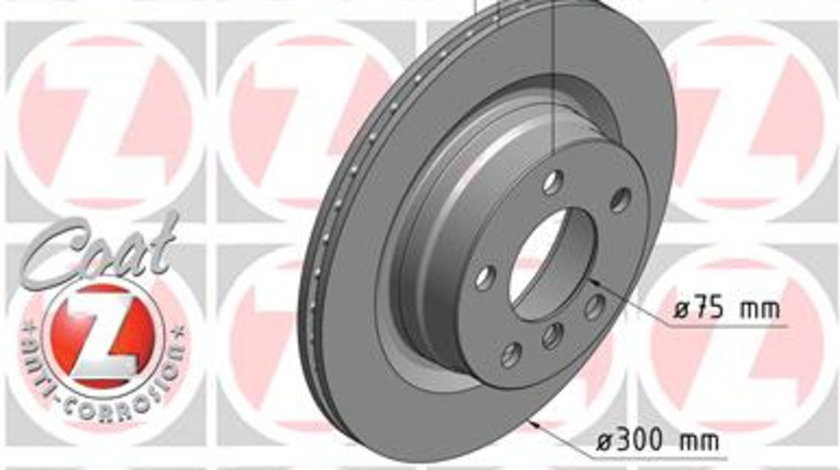 Disc frana puntea spate (150349820 ZIMMERMANN) BMW