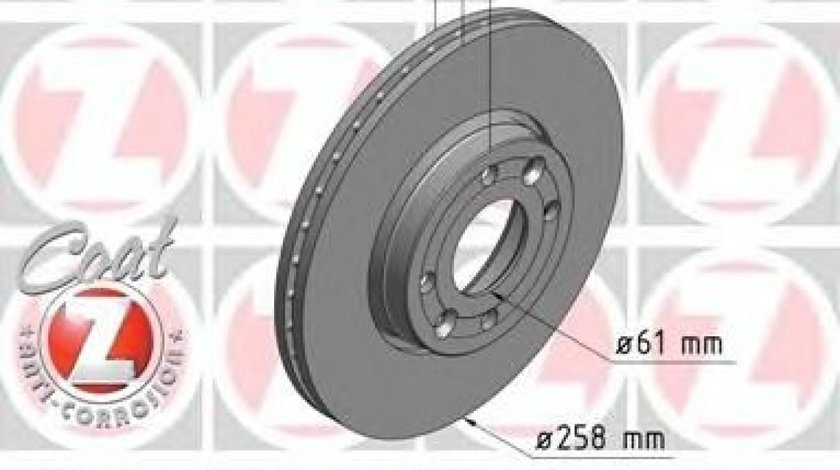 Disc frana RENAULT CAPTUR (2013 - 2016) ZIMMERMANN 470.2441.20 piesa NOUA