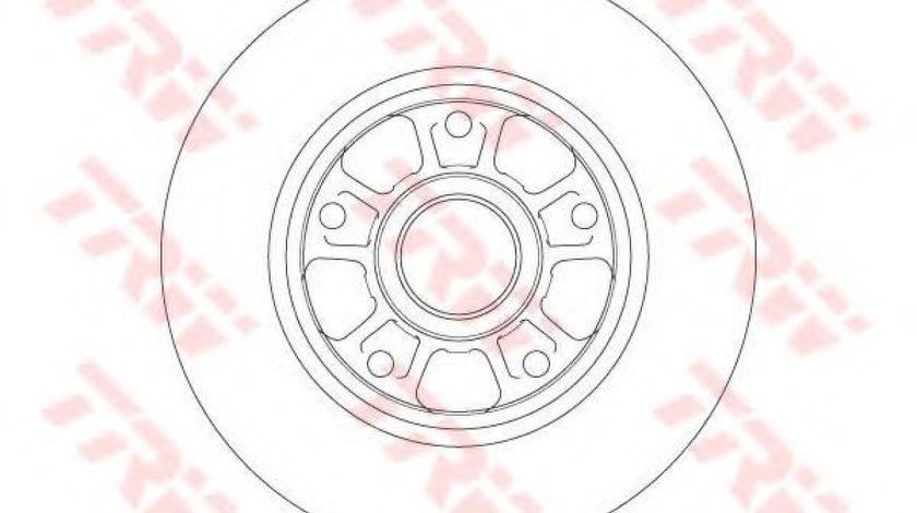 Disc frana RENAULT FLUENCE (L30) (2010 - 2016) TRW DF6182 piesa NOUA