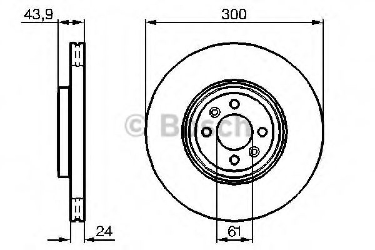 Disc frana RENAULT GRAND SCENIC II (JM0/1) (2004 - 2016) BOSCH 0 986 479 209 piesa NOUA