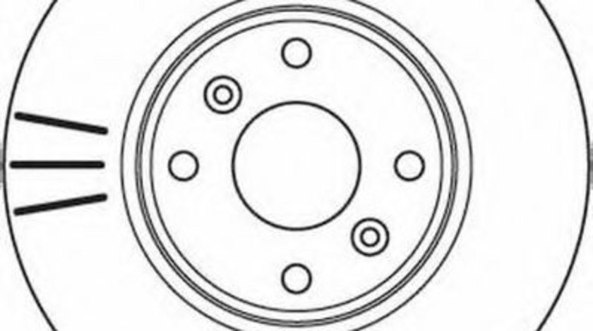 Disc frana RENAULT KANGOO Express (FC0/1) (1997 - 2007) JURID 562103JC piesa NOUA