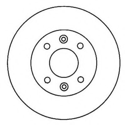 Disc frana RENAULT KANGOO Express (FC0/1) (1997 - 2007) JURID 561336JC piesa NOUA