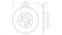 Disc frana Renault KANGOO (KC0/1_) 1997-2016 #2 08...