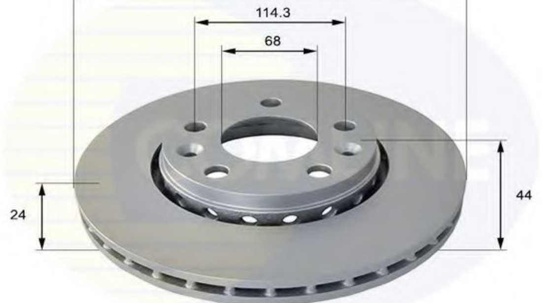 Disc frana RENAULT LAGUNA III Grandtour (KT0/1) (2007 - 2016) COMLINE ADC1585V piesa NOUA