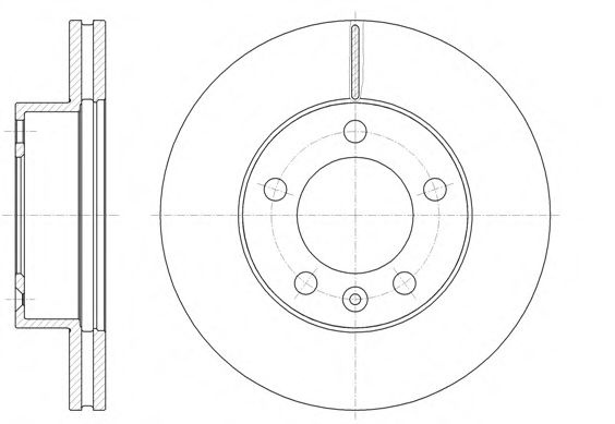 Disc frana RENAULT MASTER III platou / sasiu (EV, HV, UV) (2010 - 2016) REMSA 61475.10 piesa NOUA