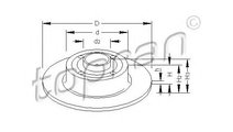 Disc frana RENAULT MODUS / GRAND MODUS (F/JP0) (20...