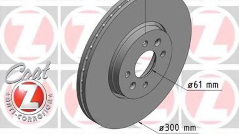 Disc frana RENAULT SCENIC II (JM0/1) (2003 - 2009) ZIMMERMANN 470.2423.20 piesa NOUA