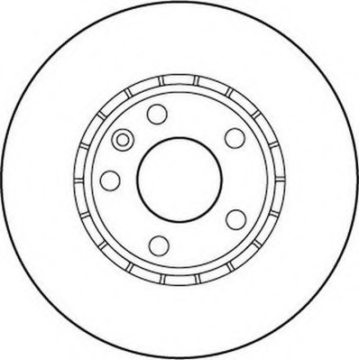 Disc frana RENAULT TRAFIC II platou / sasiu (EL) (2001 - 2014) JURID 562241JC piesa NOUA