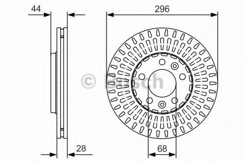 Disc frana RENAULT TRAFIC III bus (2014 - 2016) BOSCH 0 986 479 D30 piesa NOUA