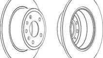 Disc frana SAAB 9-5 Combi (YS3E) (1998 - 2009) FER...