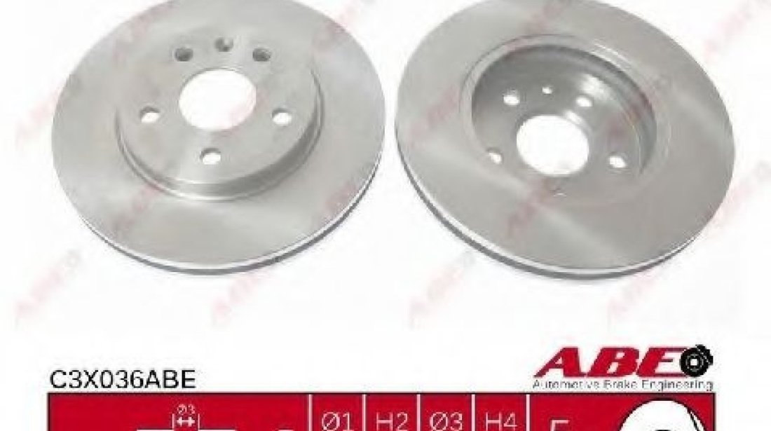 Disc frana SAAB 9-5 (YS3G) (2010 - 2012) ABE C3X036ABE piesa NOUA