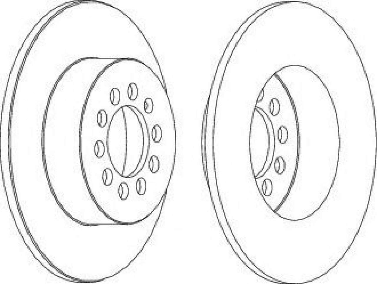 Disc frana SEAT ALTEA (5P1) (2004 - 2016) FERODO DDF1224 piesa NOUA