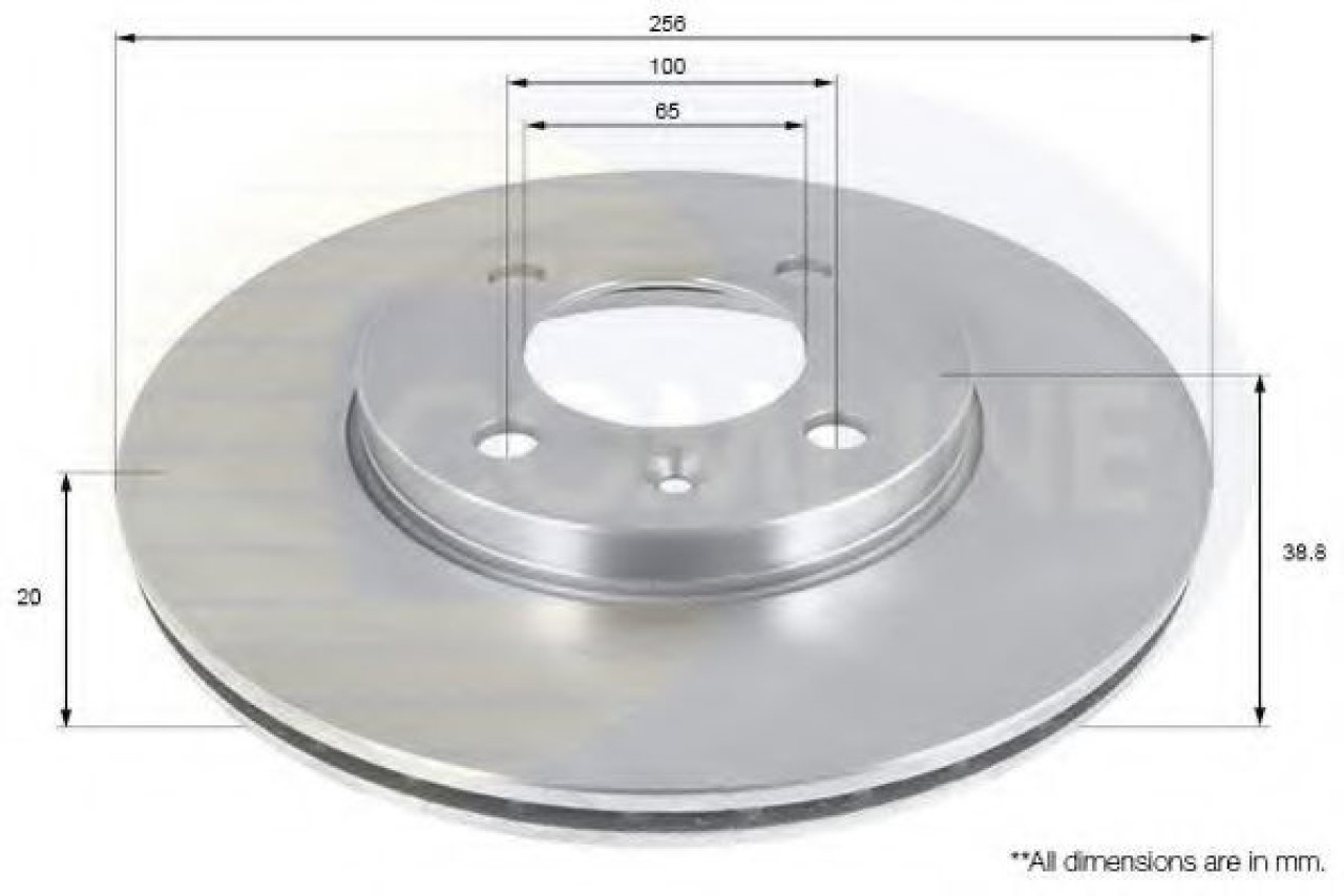 Disc frana SEAT CORDOBA (6K1, 6K2) (1993 - 1999) COMLINE ADC1410V piesa NOUA