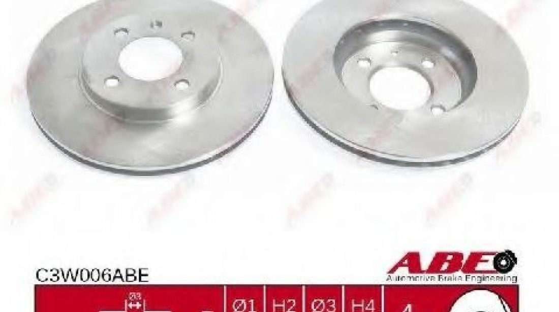 Disc frana SEAT CORDOBA (6K2) (1999 - 2002) ABE C3W006ABE piesa NOUA