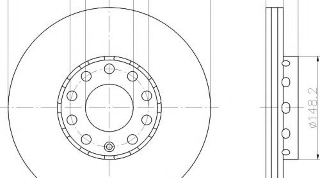 Disc frana SEAT EXEO ST (3R5) (2009 - 2016) TEXTAR 92057605 piesa NOUA