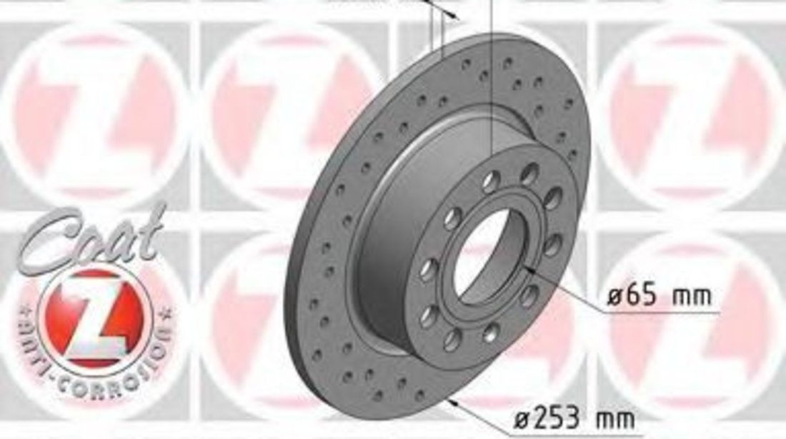 Disc frana SEAT LEON (5F1) (2012 - 2016) ZIMMERMANN 600.3234.52 piesa NOUA