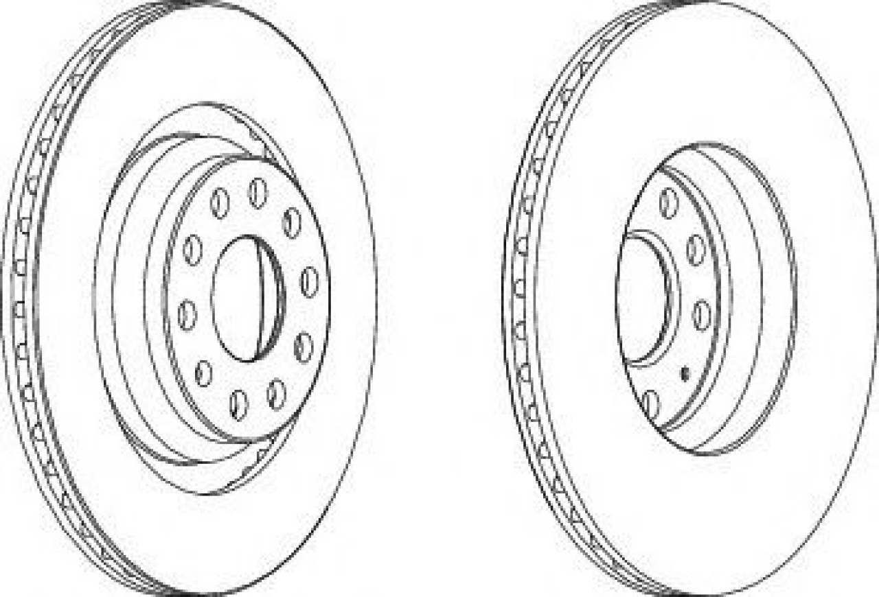 Disc frana SEAT LEON ST (5F8) (2013 - 2016) FERODO DDF1503C piesa NOUA