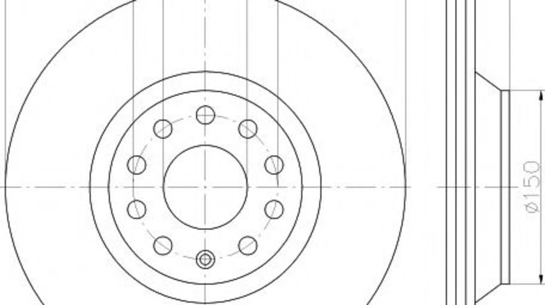 Disc frana SEAT LEON ST (5F8) (2013 - 2016) TEXTAR 92140703 piesa NOUA