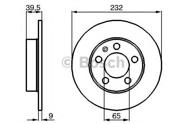 Disc frana SKODA FABIA I (6Y2) (1999 - 2008) BOSCH 0 986 478 868 piesa NOUA