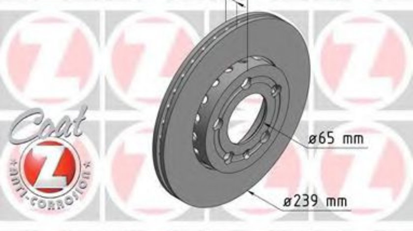 Disc frana SKODA FABIA I Combi (6Y5) (2000 - 2007) ZIMMERMANN 600.3218.20 piesa NOUA