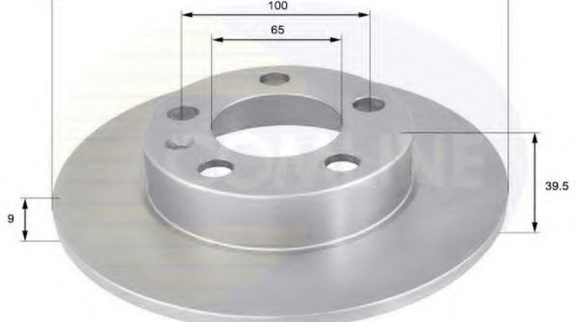 Disc frana SKODA FABIA I Combi (6Y5) (2000 - 2007) COMLINE ADC1414 piesa NOUA