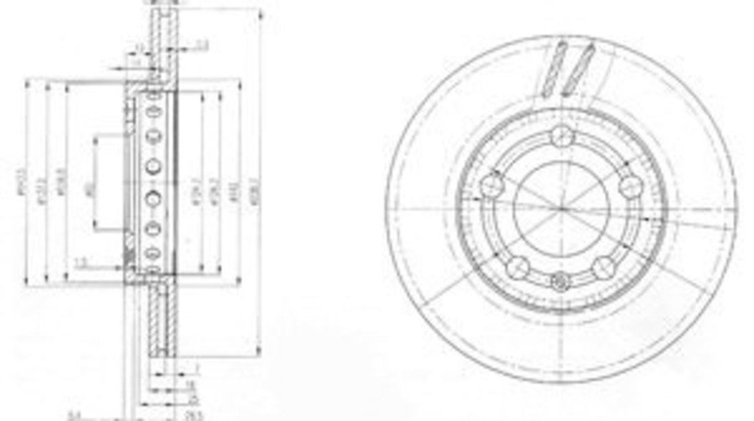 Disc frana SKODA FABIA I Limuzina (6Y3) (1999 - 2007) KRIEGER 0950004015 piesa NOUA