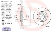 Disc frana SKODA FABIA II Combi (2007 - 2014) BREM...