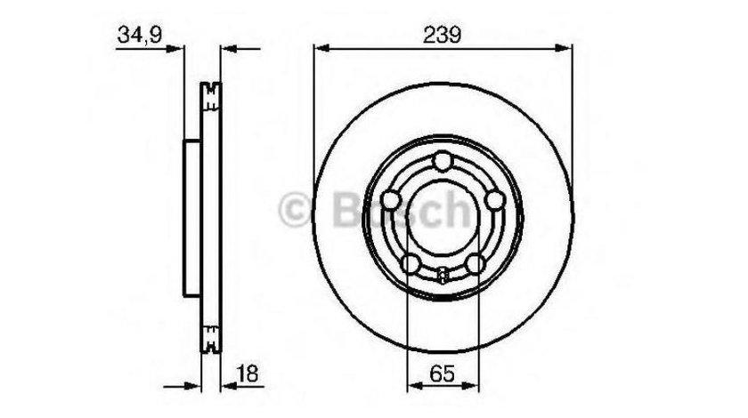 Disc frana Skoda FABIA Praktik 2001-2007 #3 09848310